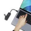 “StarTech.com” 4 prievadų USB-C šakotuvas, 5 Gb/s, USB-C į 4x USB-A, magistralės maitinamas, mažas kelioninis mini šakotuvas, kelių prievadų USB 3.0 skirstytuvas, nešiojamasis šakotuvas, apsauga nuo viršsrovių