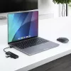 “StarTech.com” 4 prievadų USB-C šakotuvas, 5 Gb/s, USB-C į 4x USB-A, magistralės maitinamas, mažas kelioninis mini šakotuvas, kelių prievadų USB 3.0 skirstytuvas, nešiojamasis šakotuvas, apsauga nuo viršsrovių