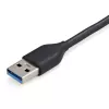 StarTech.com 4 prievadų USB 3.0 šakotuvas – USB-A į 4x USB-A – SuperSpeed 5 Gbps nešiojamas USB 3.2 Gen 1 Type-A šakotuvas – maitinamas per USB magistralę – nešiojamųjų / stalinių kompiuterių USB šakotuvas su ilgu 28 cm kabeliu ir kabelio valdymu