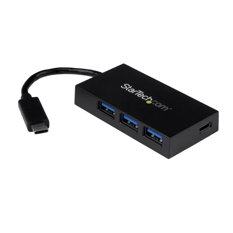 StarTech.com 4 prievadų USB-C šakotuvas - USB-C į 1x USB-C ir 3x USB-A - USB 3.0 šakotuvas~4 prievadų USB-C šakotuvas - USB-C į 1x USB-C ir 3x USB-A - USB 3.0 šakotuvas - 5 Gbps