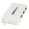 StarTech.com 4 prievadų USB C šakotuvas su 1x USB-C ir 3x USB-A prievadais (SuperSpeed 5 Gbps) - maitinamas per USB magistralę - nešiojamasis / nešiojamojo kompiuterio USB 3.0 adapteris-šakotuvas - USB 3.1 Gen 1 / USB 3.2 Gen 1 Type-C šakotuvas - baltas
