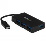 StarTech.com 4 prievadų USB C šakotuvas – USB Type-C šakotuvas su 4x USB-A prievadais (USB 3.0/3.1 Gen 1 SuperSpeed 5 Gbps) – USB magistralės arba savaiminio maitinimo – nešiojamas USB-C į USB-A BC 1.2 įkrovimo šakotuvas su maitinimo adapteriu~4 prievadų USB C šakotuvas – USB Type-C šakotuvas su 4x USB-A prievadais USB 3.0 šakotuvas (5 Gbps) – USB magistralės arba savaiminio maitinimo –…