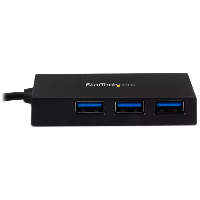 StarTech.com 4 prievadų USB C šakotuvas – USB Type-C šakotuvas su 4x USB-A prievadais (USB 3.0/3.1 Gen 1 SuperSpeed 5 Gbps) – USB magistralės arba savaiminio maitinimo – nešiojamas USB-C į USB-A BC 1.2 įkrovimo šakotuvas su maitinimo adapteriu~4 prievadų USB C šakotuvas – USB Type-C šakotuvas su 4x USB-A prievadais USB 3.0 šakotuvas (5 Gbps) – USB magistralės arba savaiminio maitinimo –…