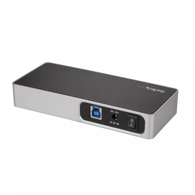 StarTech.com 7 prievadų USB C šakotuvas su greito įkrovimo prievadu – USB-C į 5x USB-A, 2x USB-C (USB 3.0 SuperSpeed 5 Gbps) – maitinamas iš tinklo USB 3.2 Gen 1 Type-C šakotuvas su maitinimo adapteriu – staliniam / nešiojamam kompiuteriui