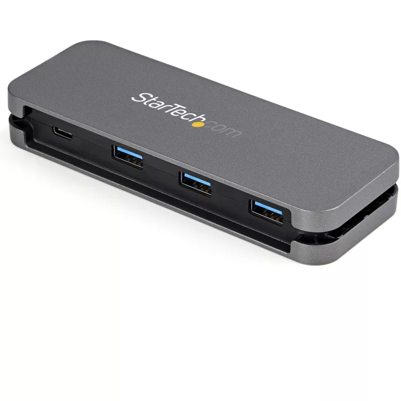 StarTech.com 4 prievadų USB-C šakotuvas – 3x USB-A / 1x USB-C – 5 Gbps USB 3.0 Type-C šakotuvas (3.2/3.1 Gen 1) – maitinamas per magistralę – nešiojamasis USB-C į USB-A adapterio šakotuvas – 28,5 cm (11,2 col.) kabelis su kabelio valdymu~4 prievadų USB-C šakotuvas – 3x USB-A / 1x USB-C – USB 3.0 Type-C šakotuvas – USB 3.2 Gen 1 (5Gbps) – maitinamas per magistralę – nešiojamasis USB-C į USB-A…