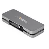 StarTech.com 4 prievadų USB-C šakotuvas – 3x USB-A / 1x USB-C – 5 Gbps USB 3.0 Type-C šakotuvas (3.2/3.1 Gen 1) – maitinamas per magistralę – nešiojamasis USB-C į USB-A adapterio šakotuvas – 28,5 cm (11,2 col.) kabelis su kabelio valdymu~4 prievadų USB-C šakotuvas – 3x USB-A / 1x USB-C – USB 3.0 Type-C šakotuvas – USB 3.2 Gen 1 (5Gbps) – maitinamas per magistralę – nešiojamasis USB-C į USB-A…