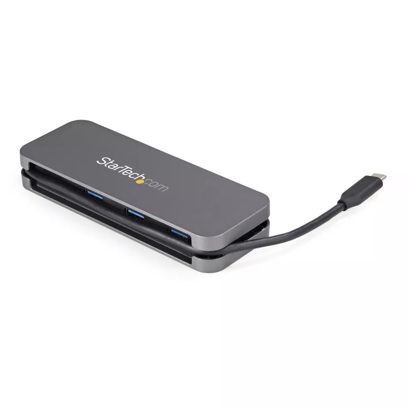 StarTech.com 4 prievadų USB-C šakotuvas – 3x USB-A / 1x USB-C – 5 Gbps USB 3.0 Type-C šakotuvas (3.2/3.1 Gen 1) – maitinamas per magistralę – nešiojamasis USB-C į USB-A adapterio šakotuvas – 28,5 cm (11,2 col.) kabelis su kabelio valdymu~4 prievadų USB-C šakotuvas – 3x USB-A / 1x USB-C – USB 3.0 Type-C šakotuvas – USB 3.2 Gen 1 (5Gbps) – maitinamas per magistralę – nešiojamasis USB-C į USB-A…