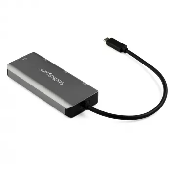 StarTech.com 4 prievadų USB C šakotuvas su 2x USB A ir 2x USB C – SuperSpeed 10Gbps USB Type-C 3.1/3.2 Gen 2 šakotuvas – maitinamas per USB magistralę – nešiojamas USB-C prie USB adapterio šakotuvas – aliuminis – 25 cm (9,8 col.) laidas~4 prievadų USB C šakotuvas su 2x USB A ir 2x USB C – SuperSpeed 10Gbps USB Type-C 3.2 Gen 2 šakotuvas – maitinamas per USB magistralę – nešiojamas USB-C prie USB…