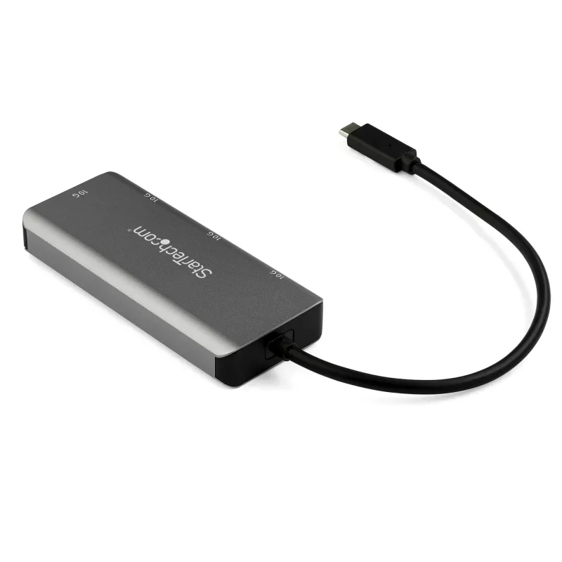 StarTech.com 4 prievadų USB C šakotuvas su 2x USB A ir 2x USB C – SuperSpeed 10Gbps USB Type-C 3.1/3.2 Gen 2 šakotuvas – maitinamas per USB magistralę – nešiojamas USB-C prie USB adapterio šakotuvas – aliuminis – 25 cm (9,8 col.) laidas~4 prievadų USB C šakotuvas su 2x USB A ir 2x USB C – SuperSpeed 10Gbps USB Type-C 3.2 Gen 2 šakotuvas – maitinamas per USB magistralę – nešiojamas USB-C prie USB…