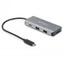 StarTech.com 4 prievadų USB C šakotuvas su 3x USB A ir 1x USB C - SuperSpeed 10Gbps USB Type-C 3.1/3.2 Gen 2 šakotuvas - maitinamas per USB magistralę - kompaktiškas USB-C į USB adapterio šakotuvas - nešiojamasis / nešiojamojo kompiuterio šakotuvas - aliuminis