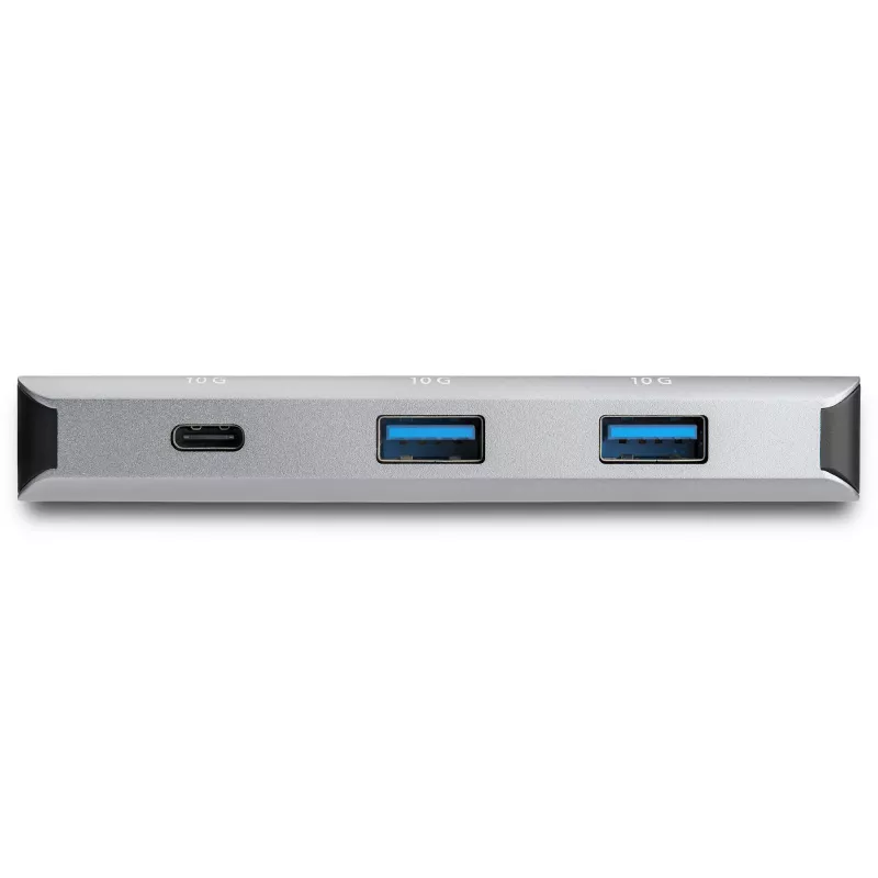 StarTech.com 4 prievadų USB C šakotuvas su 3x USB A ir 1x USB C - SuperSpeed 10Gbps USB Type-C 3.1/3.2 Gen 2 šakotuvas - maitinamas per USB magistralę - kompaktiškas USB-C į USB adapterio šakotuvas - nešiojamasis / nešiojamojo kompiuterio šakotuvas - aliuminis