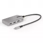 StarTech.com 4 prievadų USB-C šakotuvas su USB-C DP alt. režimo vaizdo išvestimi 4K 60Hz - 3x USB-A, 1x USB Type-C, 100W maitinimo tiekimas, USB 3.2 10Gbps, 30 cm laidas, nešiojamas USB šakotuvas