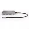 StarTech.com 4 prievadų USB-C šakotuvas su USB-C DP alt. režimo vaizdo išvestimi 4K 60Hz - 3x USB-A, 1x USB Type-C, 100W maitinimo tiekimas, USB 3.2 10Gbps, 30 cm laidas, nešiojamas USB šakotuvas