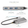 StarTech.com 4 prievadų USB-C šakotuvas su USB-C DP alt. režimo vaizdo išvestimi 4K 60Hz - 3x USB-A, 1x USB Type-C, 100W maitinimo tiekimas, USB 3.2 10Gbps, 30 cm laidas, nešiojamas USB šakotuvas