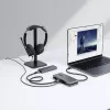 StarTech.com 4 prievadų USB-C šakotuvas - 1x USB-A ir 3x USB-C prievadai - USB 3.2 Gen 2 (10 Gbps) - maitinamas per magistralę - USB Type C šakotuvas su 12,6 col. / 32 cm apvyniojamu kabeliu - nešiojamasis USB-C į USB-A šakotuvas