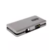 StarTech.com 4 prievadų USB-C šakotuvas, 4x USB-C prievadai, USB 3.2 Gen 2 (10 Gbit/s) – Nešiojamas USB C šakotuvas su 100 W maitinimo perdavimu – USB Type C šakotuvas su 12,6 col. / 32 cm apvyniojamu kabeliu