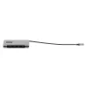 StarTech.com 4 prievadų USB-C šakotuvas, 4x USB-C prievadai, USB 3.2 Gen 2 (10 Gbit/s) – Nešiojamas USB C šakotuvas su 100 W maitinimo perdavimu – USB Type C šakotuvas su 12,6 col. / 32 cm apvyniojamu kabeliu