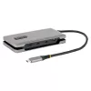 StarTech.com 4 prievadų USB-C šakotuvas, 4x USB-C prievadai, USB 3.2 Gen 2 (10 Gbit/s) – Nešiojamas USB C šakotuvas su 100 W maitinimo perdavimu – USB Type C šakotuvas su 12,6 col. / 32 cm apvyniojamu kabeliu