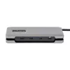 StarTech.com 4 prievadų USB-C šakotuvas, 4x USB-C prievadai, USB 3.2 Gen 2 (10 Gbit/s) – Nešiojamas USB C šakotuvas su 100 W maitinimo perdavimu – USB Type C šakotuvas su 12,6 col. / 32 cm apvyniojamu kabeliu