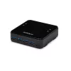 StarTech.com 4 į 4 USB 3.0 periferinių įrenginių bendrinimo komutatorius, 5 Gbit/s, Micro-USB Type-B, juodas, plastikinis, CE, FCC, REACH, 0–40 °C