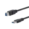 StarTech.com 4 į 4 USB 3.0 periferinių įrenginių bendrinimo komutatorius, 5 Gbit/s, Micro-USB Type-B, juodas, plastikinis, CE, FCC, REACH, 0–40 °C