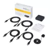 StarTech.com 4 į 4 USB 3.0 periferinių įrenginių bendrinimo komutatorius, 5 Gbit/s, Micro-USB Type-B, juodas, plastikinis, CE, FCC, REACH, 0–40 °C