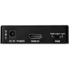 StarTech.com 4K HDMI garso ištraukiklis su 4K 60Hz palaikymu, Juoda, 4096 x 2160 pikselių, 1280 x 720,1920 x 1080,1920 x 1200,3840 x 2160,4096 x 2160, 60 Hz, 5.1 kanalai, HDMI