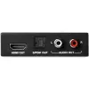 StarTech.com 4K HDMI garso ištraukiklis su 4K 60Hz palaikymu, Juoda, 4096 x 2160 pikselių, 1280 x 720,1920 x 1080,1920 x 1200,3840 x 2160,4096 x 2160, 60 Hz, 5.1 kanalai, HDMI