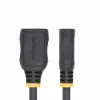 StarTech.com 2 m HDMI 2.0 prailginimo kabelis, didelės spartos HDMI prievado apsaugos kabelis, 4K 60 Hz, HDMI kištukas į lizdą prailginimo adapterio laidas, HDMI prailginimo kabelis, V/M
