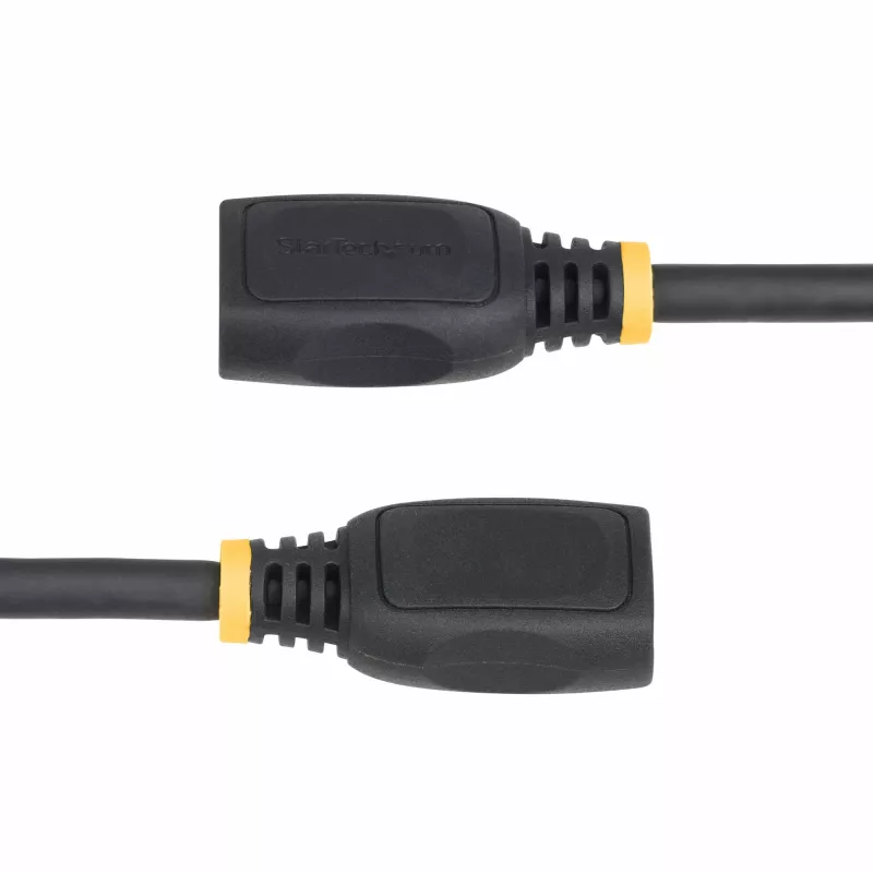 StarTech.com 2 m HDMI 2.0 prailginimo kabelis, didelės spartos HDMI prievado apsaugos kabelis, 4K 60 Hz, HDMI kištukas į lizdą prailginimo adapterio laidas, HDMI prailginimo kabelis, V/M