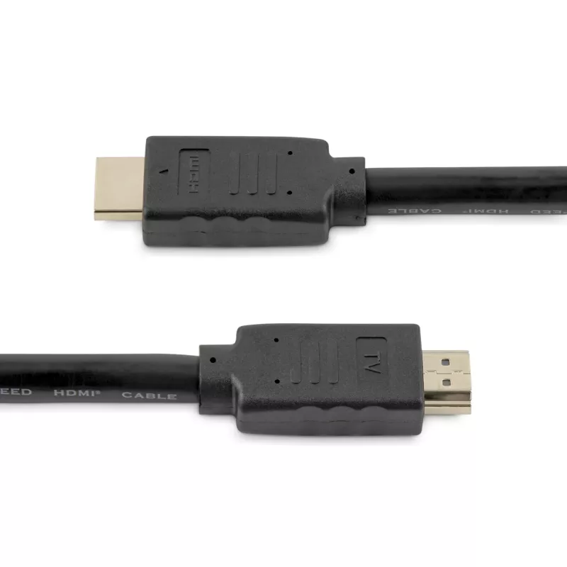 StarTech.com 30 pėdų (10 m) HDMI 2.0 laidas – 4K 60 Hz aktyvus HDMI laidas – CL2 įvertinimas, skirtas montavimui sienoje – ilgas patvarus didelės spartos UHD HDMI laidas – HDR, 18 Gb/s – kištukas į kištuką laidas – juodas