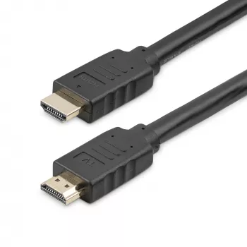 StarTech.com 15 m HDMI 2.0 laidas – 4K 60Hz aktyvus HDMI laidas – CL2 įvertinimas, skirtas montavimui sienoje – ilgas, patvarus, didelės spartos UHD HDMI laidas – HDR, 18 Gbps – kištukas-kištukas, juodas