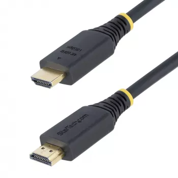 StarTech.com 30 cm (1 pėd.) didelės spartos HDMI laidas, 4K 60 Hz / 1440p 144 Hz, HDR10/HDCP 2.2/ARC, 18 Gbps, UHD HDMI 2.0 laidas televizoriui / monitoriui / ekranui, TPE apvalkalas