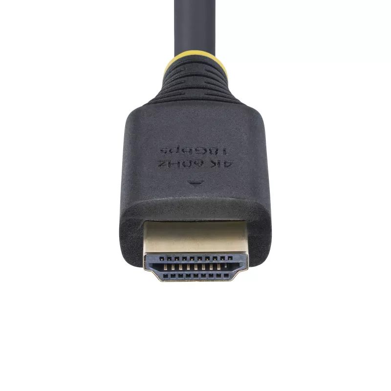 StarTech.com 30 cm (1 pėd.) didelės spartos HDMI laidas, 4K 60 Hz / 1440p 144 Hz, HDR10/HDCP 2.2/ARC, 18 Gbps, UHD HDMI 2.0 laidas televizoriui / monitoriui / ekranui, TPE apvalkalas
