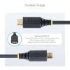 StarTech.com 30 cm (1 pėd.) didelės spartos HDMI laidas, 4K 60 Hz / 1440p 144 Hz, HDR10/HDCP 2.2/ARC, 18 Gbps, UHD HDMI 2.0 laidas televizoriui / monitoriui / ekranui, TPE apvalkalas