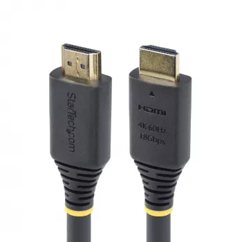 StarTech.com 7m (22.9ft) Premium sertifikuotas didelės spartos HDMI laidas, 4K 60Hz/1440p 144Hz, HDR10/HDCP 2.2/ARC, 18Gbps, UHD HDMI 2.0 laidas televizoriui/monitoriui/ekranui, TPE apvalkalas