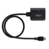 StarTech.com 2 prievadų HDMI dalytuvas, 4K 60Hz HDMI 2.0 vaizdas, 4K HDMI dalytuvas 1 į 2 išvestis, 1x2 HDMI ekrano/išvesties dalytuvas, HDR/HDCP, 20 colių (50 cm) įmontuotas HDMI kabelis
