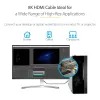 StarTech.com 3 pėdų (1 m) HDMI 2.1 laidas 8K – sertifikuotas itin didelės spartos HDMI laidas 48 Gbps – 8K 60 Hz/4K 120 Hz HDR10+ eARC – itin didelės raiškos 8K HDMI laidas – monitoriui/TV/ekranui – lankstus TPE apvalkalas