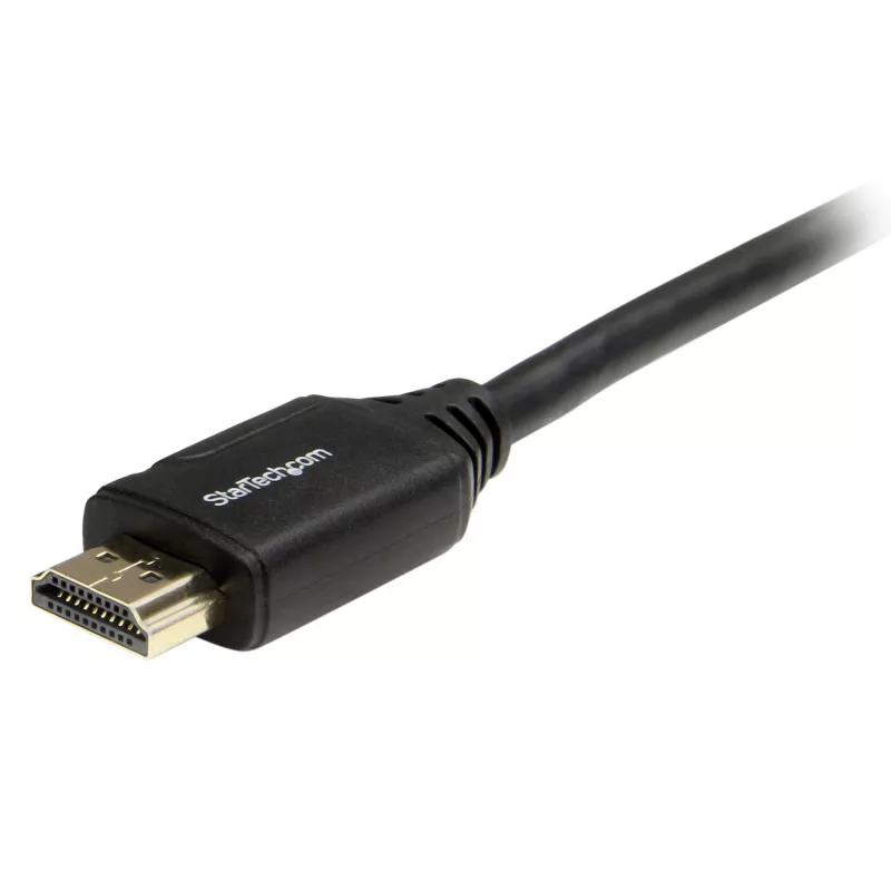 StarTech.com 2 m Premium sertifikuotas HDMI 2.0 laidas su eternetu – didelės spartos Ultra HD 4K 60Hz HDMI laidas HDR10 – HDMI laidas (kištukas/kištukas) – UHD monitoriams, televizoriams, ekranams