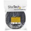 StarTech.com 25 pėdų užkabinimo ir kilpų ritinys – pagal dydį kerpami daugkartiniai kabelių raiščiai – pramoninė laido tvirtinimo juosta / reguliuojamos medžiaginės juostos juodos / daugkartinės savaime limpančios kabelių tvarkymo juostos