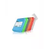 ICY BOX IB-AC602b-6 Dėklas-krepšys Plastikinis Mėlyna, Žalia, Pilka, Oranžinė, Raudona, Balta