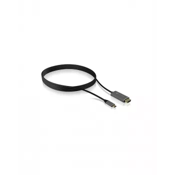 ICY BOX IB-CB020-C HDMI kabelis 1,8 m HDMI A tipo (standartinis) juoda, sidabrinė