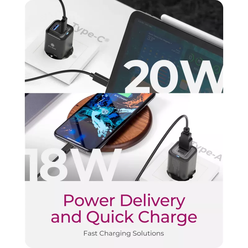 ICY BOX IB-PS1020-PD Universal Juoda AC Fast charging Indoor