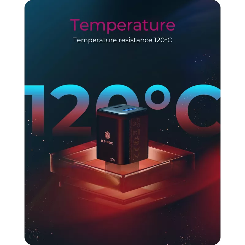 ICY BOX IB-PS1020-PD Universal Juoda AC Fast charging Indoor