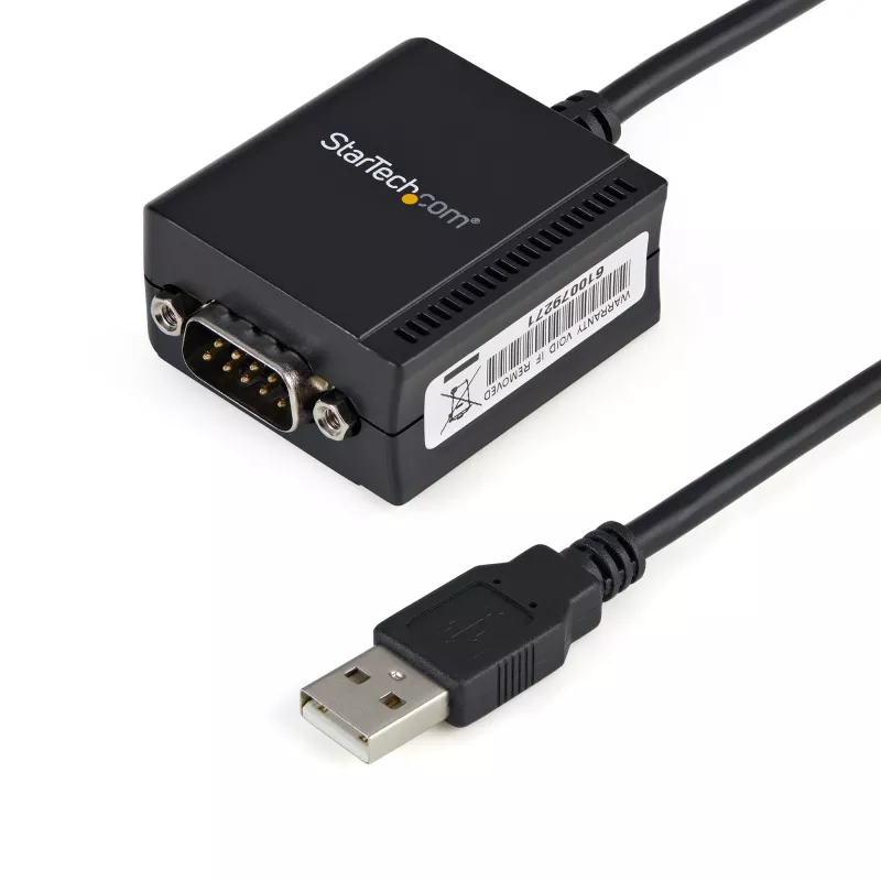 StarTech.com 1 prievado FTDI USB į nuoseklųjį RS232 adapterio kabelis su COM išlaikymu