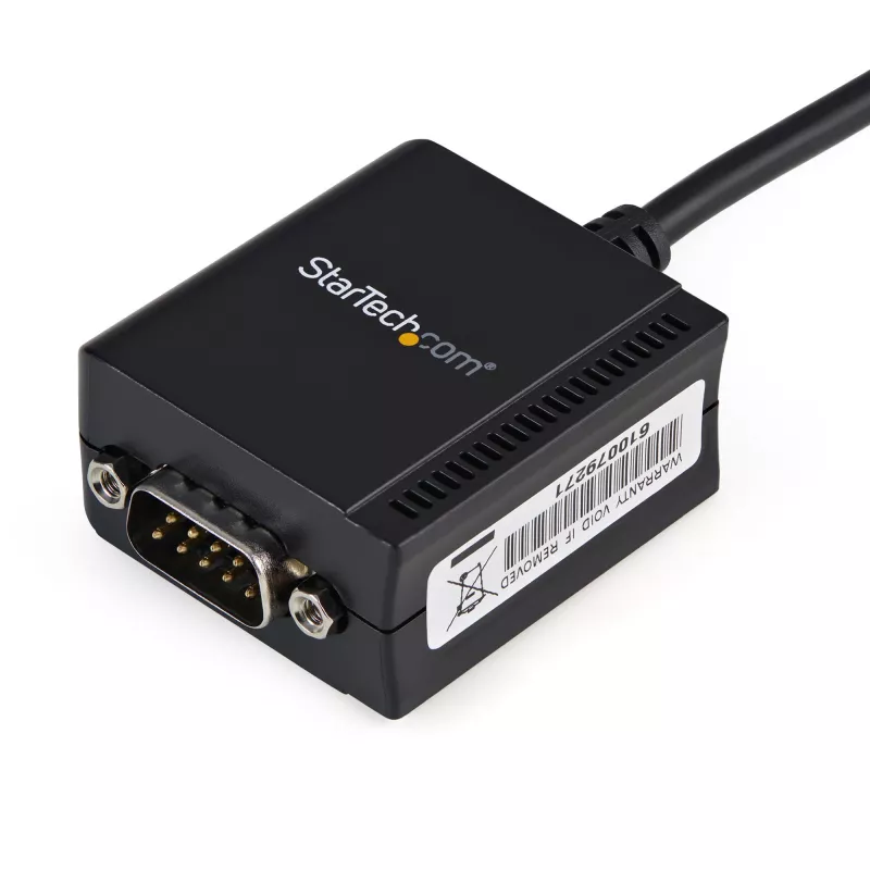 StarTech.com 1 prievado FTDI USB į nuoseklųjį RS232 adapterio kabelis su COM išlaikymu
