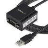 StarTech.com 1 prievado FTDI USB į nuoseklųjį RS232 adapterio kabelis su COM išlaikymu