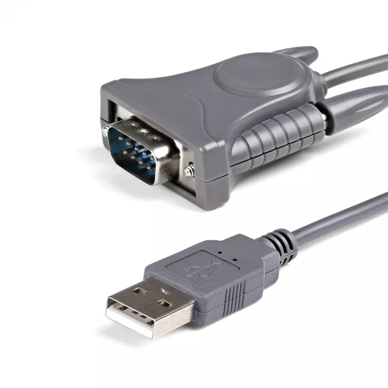 StarTech.com 3 pėdų (91 cm) 1 prievado USB–RS232 kabelis, DB9/DB25 RS232 į USB keitiklis, Prolific, USB į nuoseklųjį adapterį