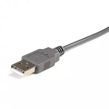 StarTech.com 3 pėdų (91 cm) 1 prievado USB–RS232 kabelis, DB9/DB25 RS232 į USB keitiklis, Prolific, USB į nuoseklųjį adapterį