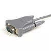 StarTech.com 3 pėdų (91 cm) 1 prievado USB–RS232 kabelis, DB9/DB25 RS232 į USB keitiklis, Prolific, USB į nuoseklųjį adapterį